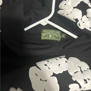 Black Denim Tear Hoodie